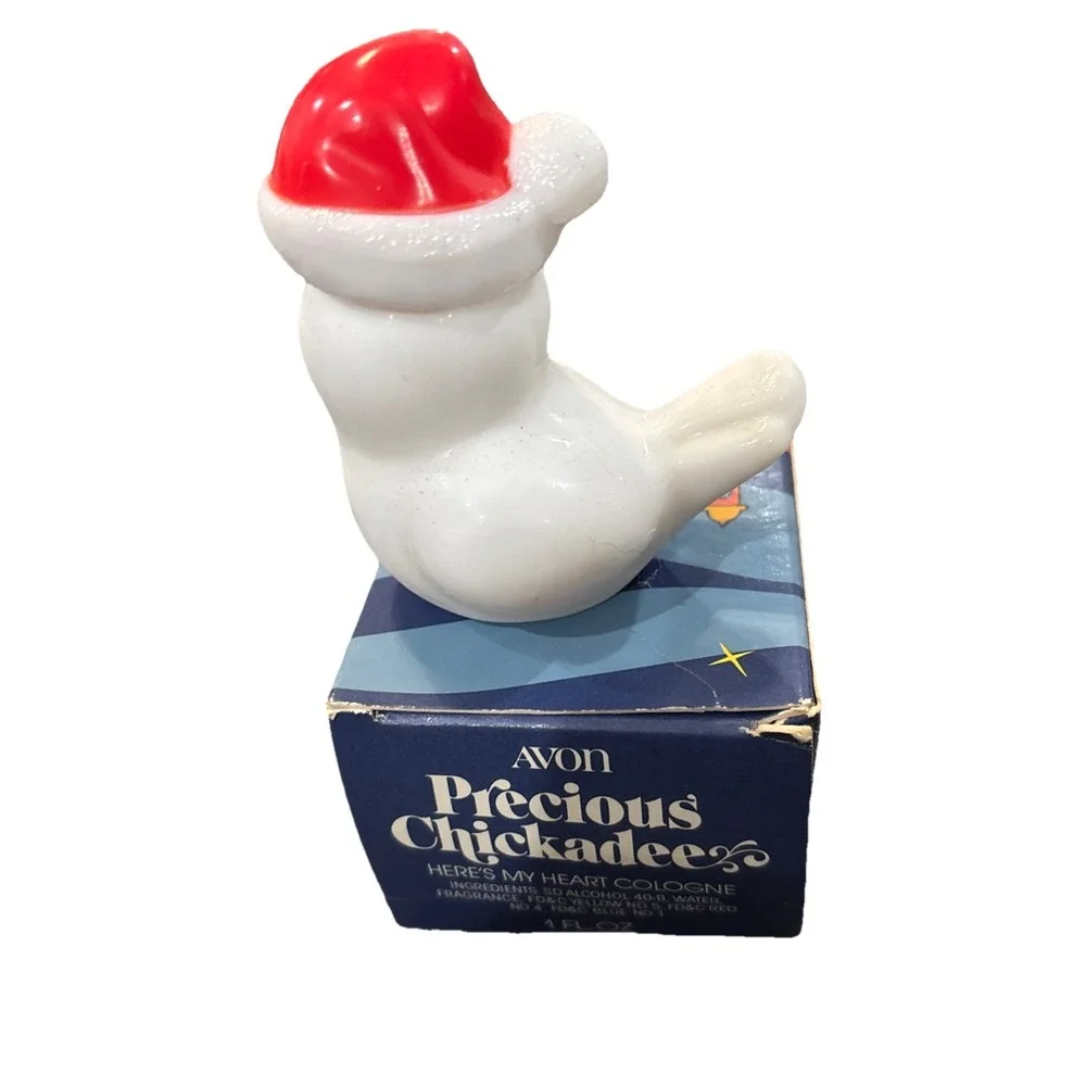 Vintage Avon Precious Chickadee Sun Blossoms Cologne W/box, NOS